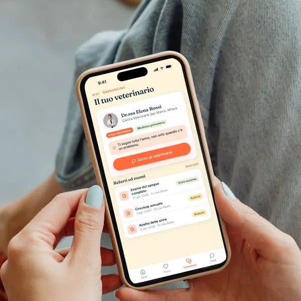 Schermata dell’app Poldo con i parametri del sangue e dell’ematologia